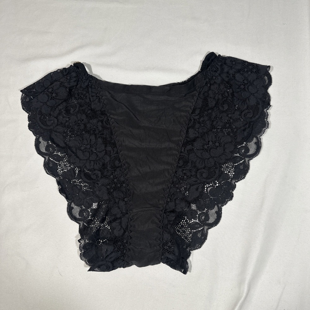 NEW We are‎ HAH (Hot as Hell) [ Medium ] Sleep Lingerie Lace Shorts Black T2109